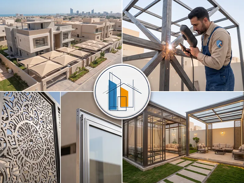 مقاولات حدادة ومظلات