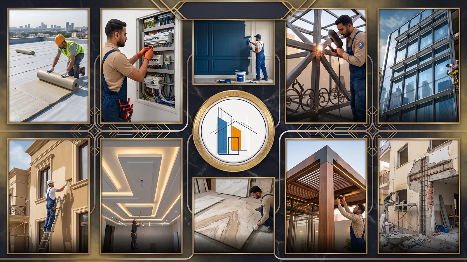 معرض أعمالنا مشاريع ترميم وعوازل اسطح الدمام